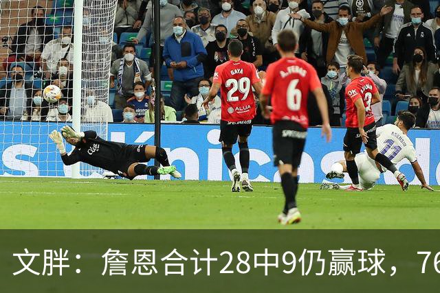 文胖：詹恩合计28中9仍赢球，76人容错空间太大